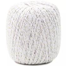 Barbante EuroRoma Brilho Ouro 4/6 400g - Cor 200 Branco