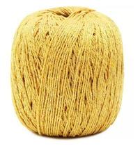 Barbante EuroRoma Brilho Ouro 4/6 400g - Cor 450 Ouro Barbante EuroRoma Brilho Ouro 4/6 400g - Cor 450 Ouro
