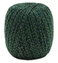 Barbante EuroRoma Brilho Ouro 4/6 400g - Verde Musgo