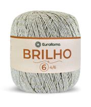 Barbante EuroRoma Brilho Ouro 400g fio 6