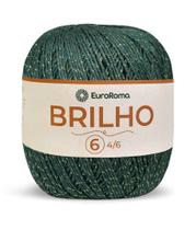 Barbante EuroRoma Brilho Ouro 400g fio 6