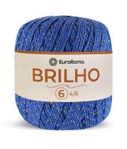 Barbante EuroRoma Brilho Ouro 400g fio 6