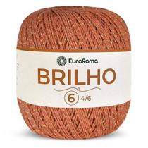 Barbante EuroRoma Brilho Ouro 400g