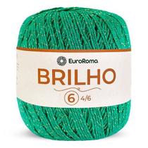 Barbante EuroRoma Brilho Ouro 400g