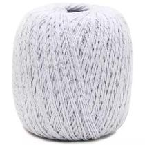 Barbante EuroRoma Brilho Prata 4/6 400g - Cor 200 Branco