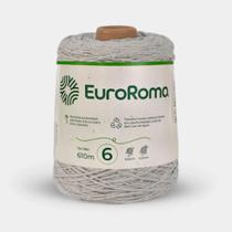 Barbante euroroma colorido 06 fios cor 300 caqui unidade