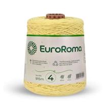 Barbante euroroma colorido 4/4 cor 400 amarelo bebê unidade Barbante euroroma colorido 4/4 cor 400 amarelo bebê unidade