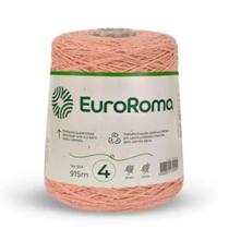 Barbante euroroma colorido 4/4 cor 700 salmão unidade