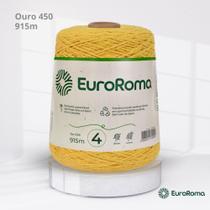 Barbante EuroRoma Colorido N.4 600g Cor Amarelo Ouro 450