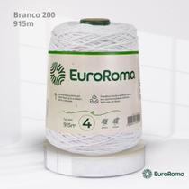 Barbante EuroRoma Colorido N.4 600g Cor Branco 200
