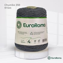 Barbante EuroRoma Colorido N.4 600g Cor Chumbo 350