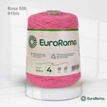 Barbante EuroRoma Colorido N.4 600g Cor Rosa 500