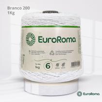 Barbante EuroRoma Colorido N.6 1Kg Cor Branco 200