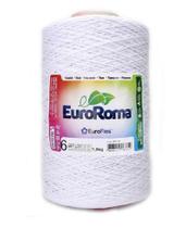 Barbante Euroroma Colorido N6 - 1,8 Kg  Branco