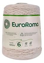 Barbante Euroroma Cru N6 600g 610mts Crochê Tricô Barbante Euroroma Cru N6 600g 610mts Crochê Tricô