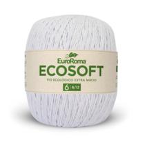 Barbante Euroroma Ecosoft Para Crochê Fio n6 - 400gr