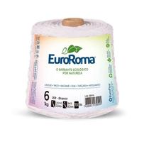 Barbante euroroma fio 6 1 kg cor 200 branco 1016 mts Barbante euroroma fio 6 1 kg cor 200 branco 1016 mts