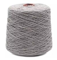 Barbante EuroRoma Fio 6 1kg Cor 270 Cinza - Ideal para Crochê e Tricô