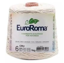 Barbante euroroma fio 6 cor 100 crú 1 kg 1016 mts
