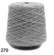 Barbante EuroRoma Fio 8 1kg Cor 270 Cinza - Ideal para Crochê e Tricô Barbante EuroRoma Fio 8 1kg Cor 270 Cinza - Ideal para Crochê e Tricô