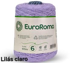 Barbante EuroRoma Lilas claro n6 - 600g