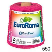 Barbante EuroRoma N6 600g/610m - Cor: 550 - Pink