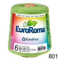Barbante EuroRoma N6 600g/610m - Cor: 801 - Verde Limão