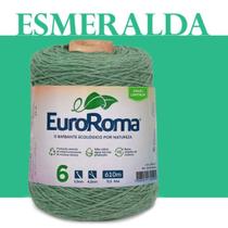 Barbante EuroRoma N6 600g Edição Limitada - Cor 802 Esmeralda
