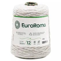 Barbante Euroroma Nº12 Cru Fio 12 Crochê Tricô Artesanato Barbante Euroroma Nº12 Cru Fio 12 Crochê Tricô Artesanato