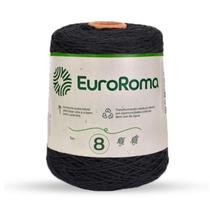 Barbante EuroRoma Preto Nº 8 (457 Metros)