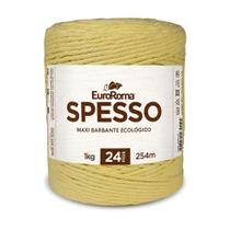 Barbante EuroRoma Spesso 24 fios 1Kg - Amarelo Bebê Barbante EuroRoma Spesso 24 fios 1Kg - Amarelo Bebê