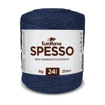 Barbante EuroRoma Spesso 24 fios 1Kg - Azul Marinho