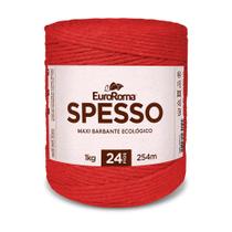 Barbante EuroRoma Spesso 24 fios 1Kg - Vermelho Barbante EuroRoma Spesso 24 fios 1Kg - Vermelho