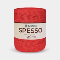 Barbante euroroma spesso 24 fios cor 1000 vermelho unidade Barbante euroroma spesso 24 fios cor 1000 vermelho unidade