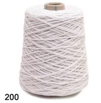 Barbante fio 6 600 gr cor 200 branco euroroma 610 metros Barbante fio 6 600 gr cor 200 branco euroroma 610 metros