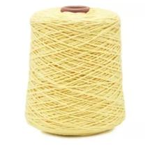 Barbante fio 6 600 gr cor 400 amarelo bebê euroroma 610 metros