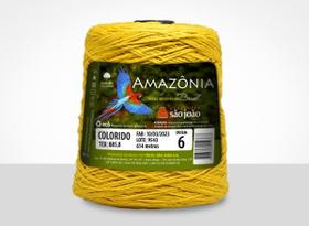 Barbante Fio 6 Amazônia 600 Gramas - AMARELO OURO