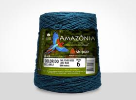 Barbante Fio 6 Amazônia 600 Gramas - AZUL PETROLEO