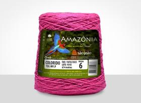 Barbante Fio 6 Amazônia 600 Gramas - ROSA NEON
