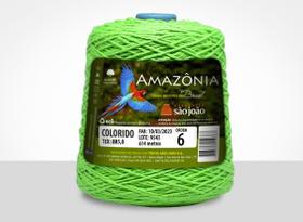 Barbante Fio 6 Amazônia 600 Gramas - VERDE LIMÃO