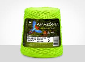 Barbante Fio 6 Amazônia 600 Gramas - VERDE NEON