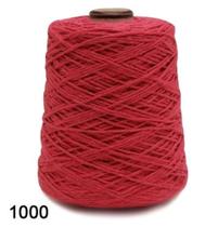Barbante fio 6 cor 1000 vermelho euroroma 610 metros