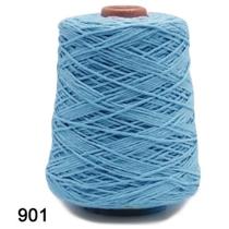 Barbante fio 6 cor 901 azul piscina euroroma 610 metros Barbante fio 6 cor 901 azul piscina euroroma 610 metros