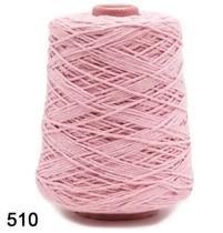 Barbante fio 8 600 gr cor 510 rosa bebe euroroma 457 metros Barbante fio 8 600 gr cor 510 rosa bebe euroroma 457 metros