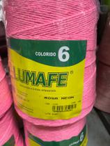 Barbante Lumafe 805 g rosa neon número 6