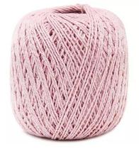 Barbante para Crochê EUROROMA Brilho Prata 4/6 400g Cor 510 Rosa Bebê Barbante para Crochê EUROROMA Brilho Prata 4/6 400g Cor 510 Rosa Bebê