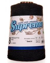 Barbante Prediletto N8 - Supremo Cor 5 Preto