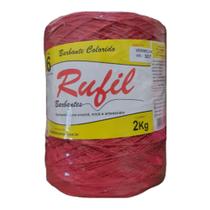 Barbante Rufil Colorido 2Kg Nº6 - 307 Vermelho