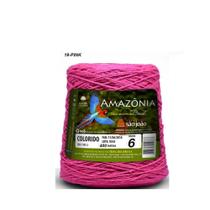 Barbante São João Amazônia 6 Fios Pink 400 Metros