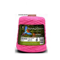 Barbante São João Amazônia 6 Fios Rosa Neon 400 Metros